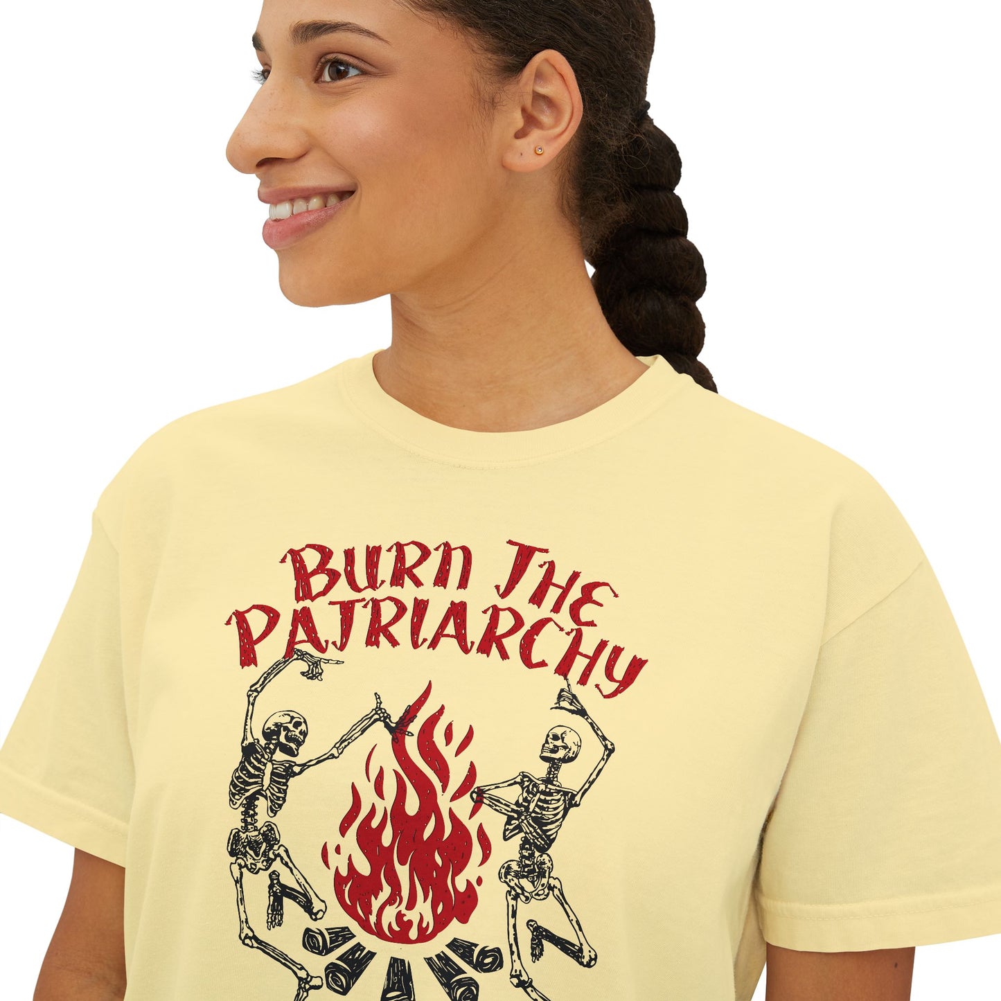 Burn The Patriarchy Boxy Tee