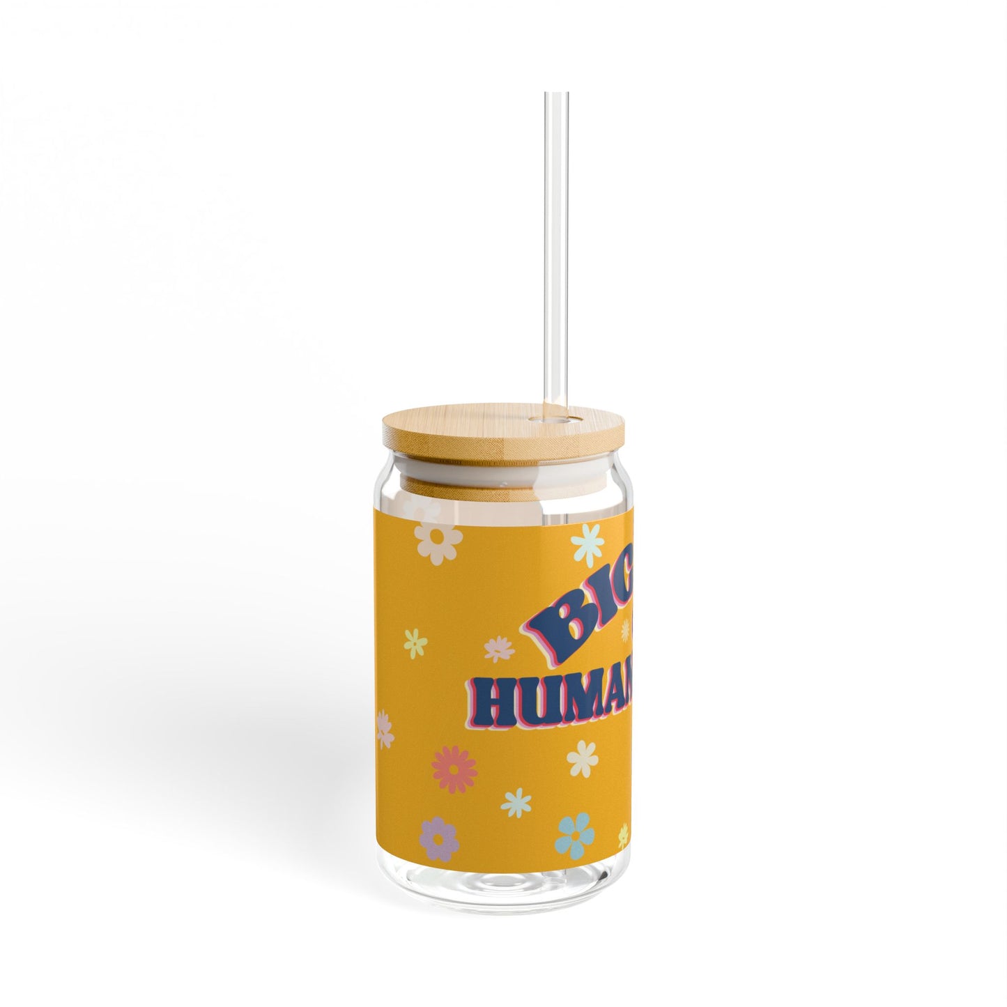 Big Fan of Human Rights Sipper Glass
