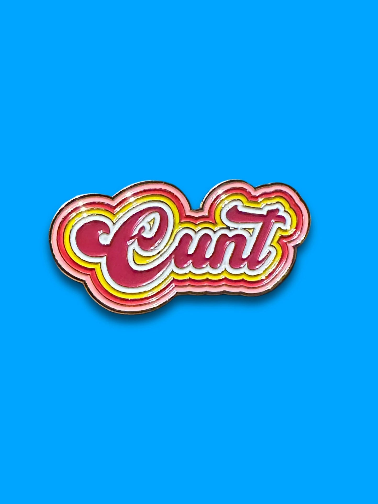Cunt Enamel Pin
