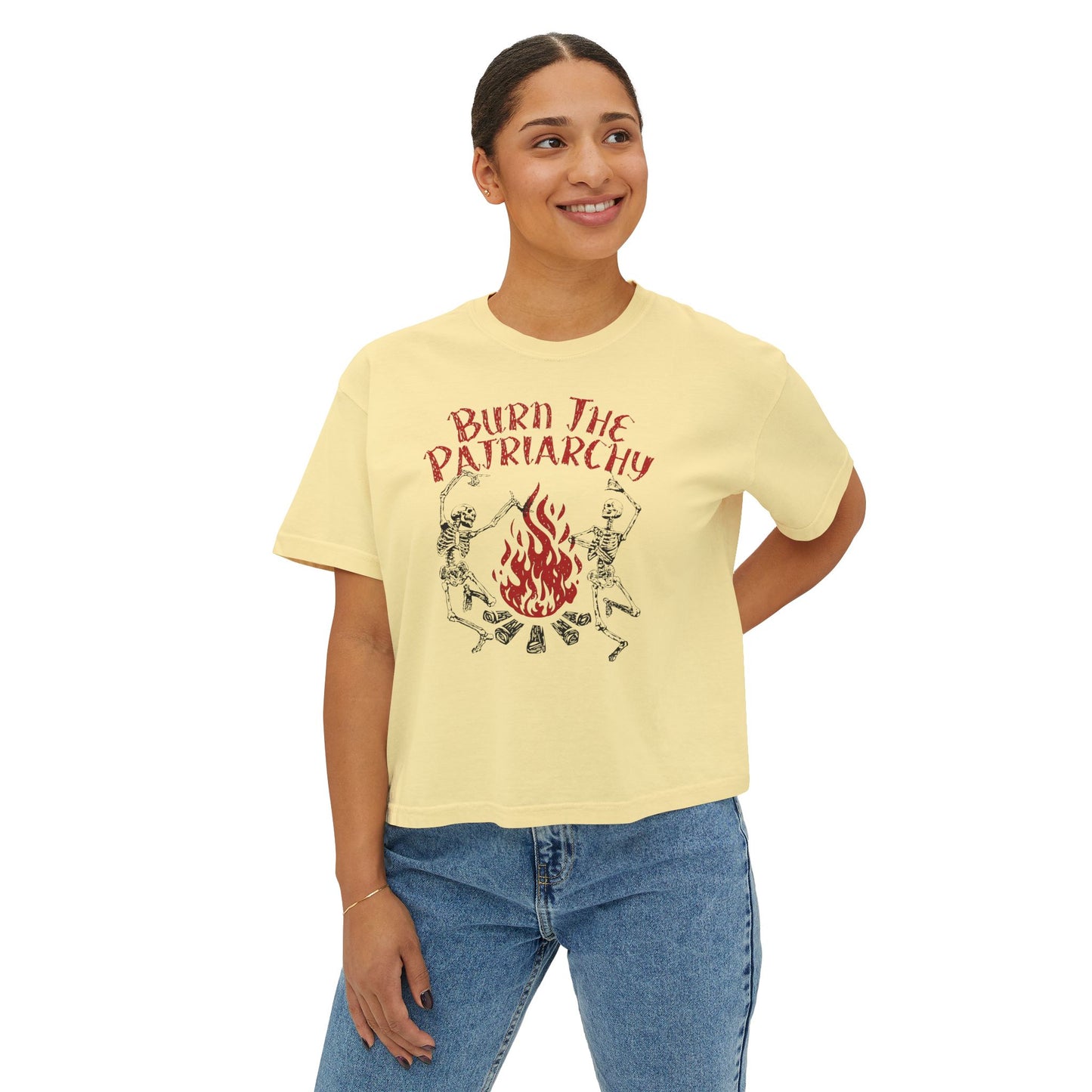 Burn The Patriarchy Boxy Tee