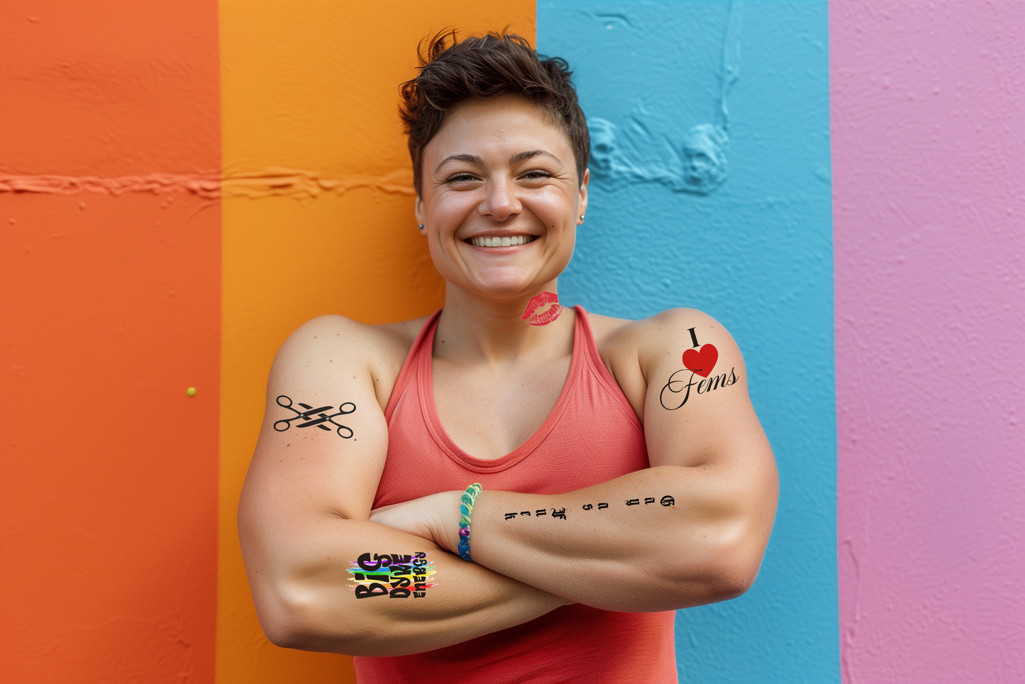 Pride Tattoos - Girls, Gays and Theys Combo Pack