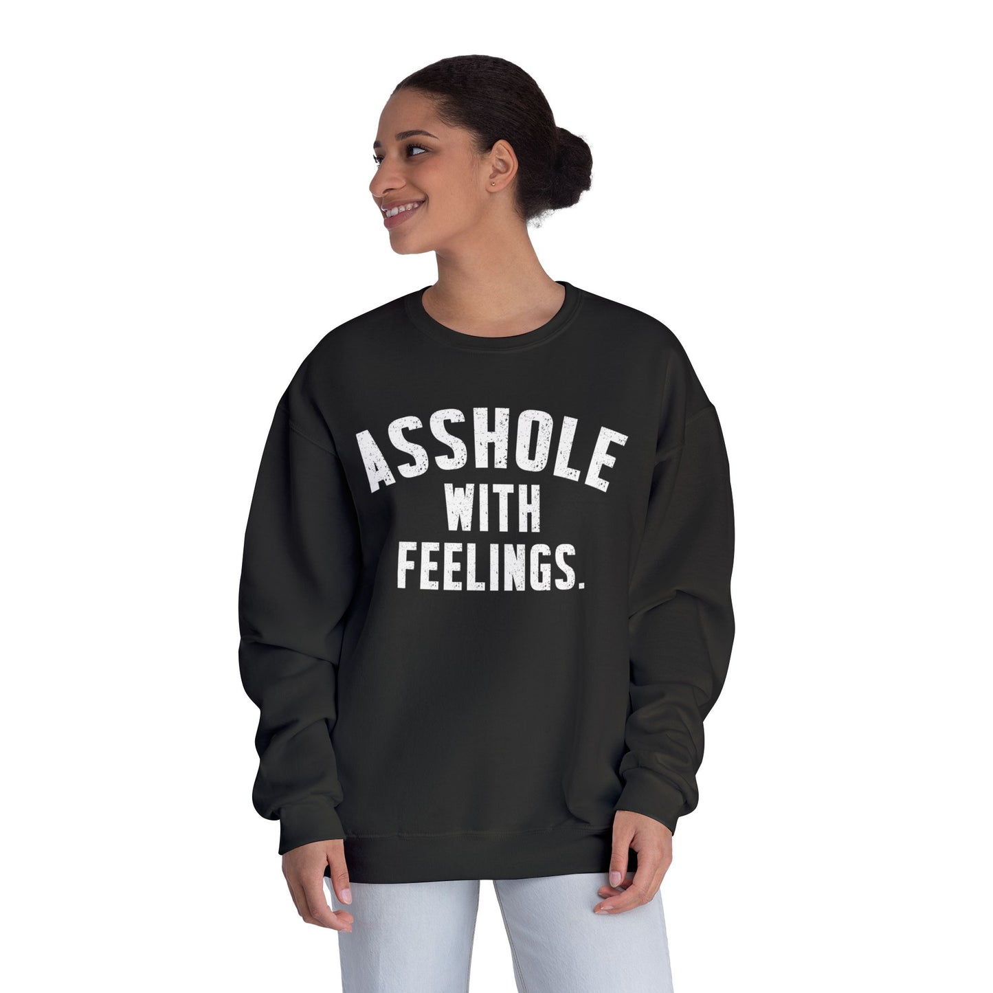 ASSHOLE WITH FEELINGS- Crewneck Sweatshirt
