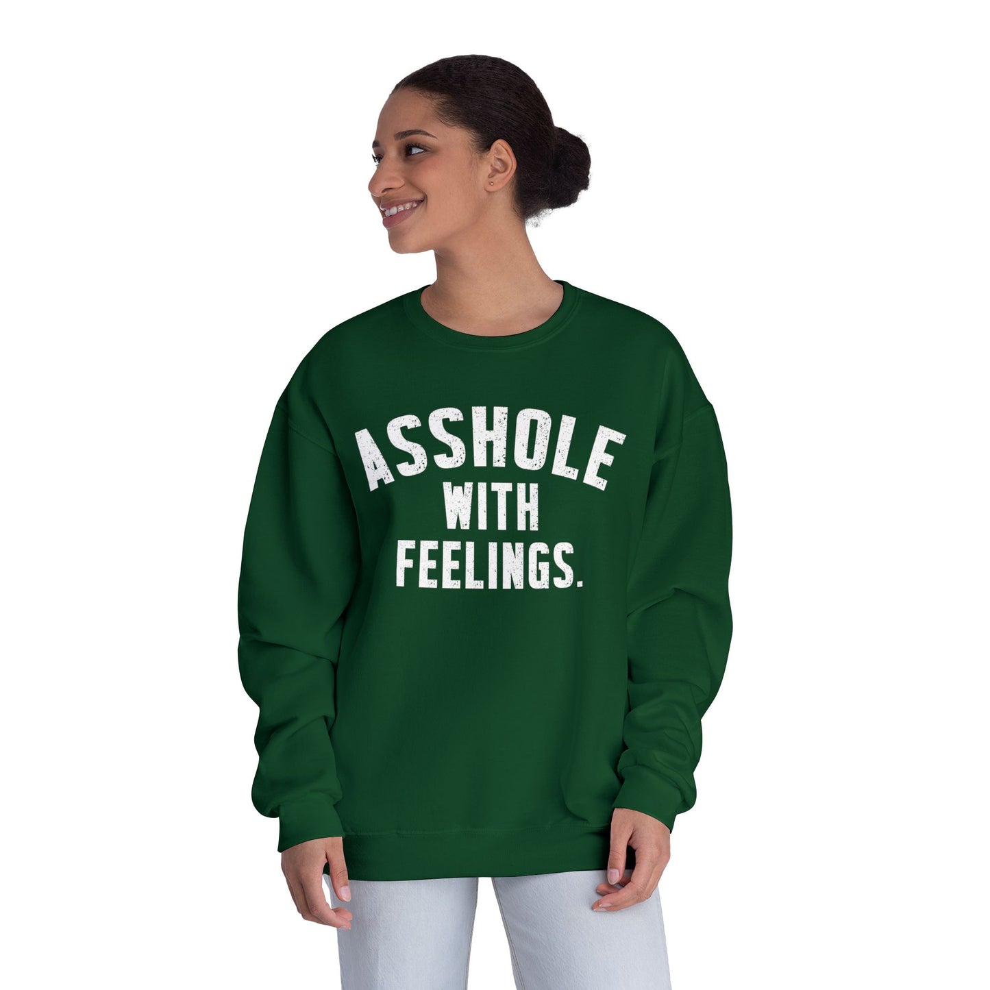 ASSHOLE WITH FEELINGS- Crewneck Sweatshirt