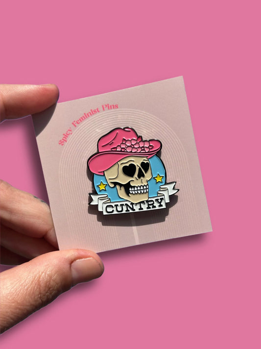 Cuntry Enamel Pin
