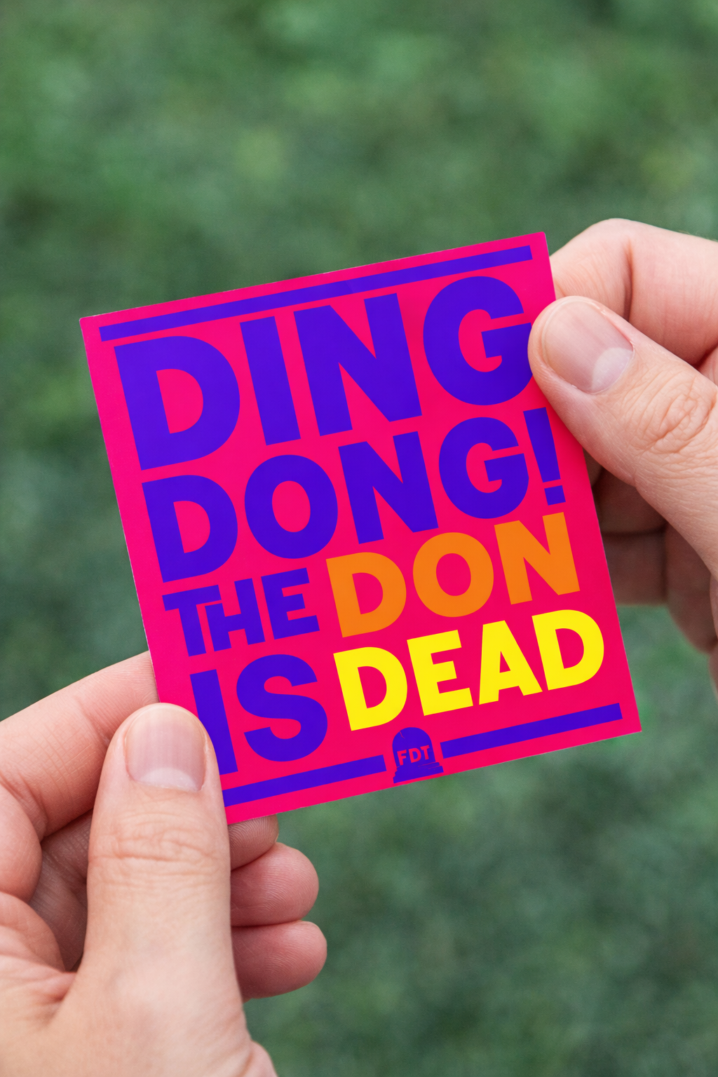 Ding Dong! The Don is Dead Wine Label