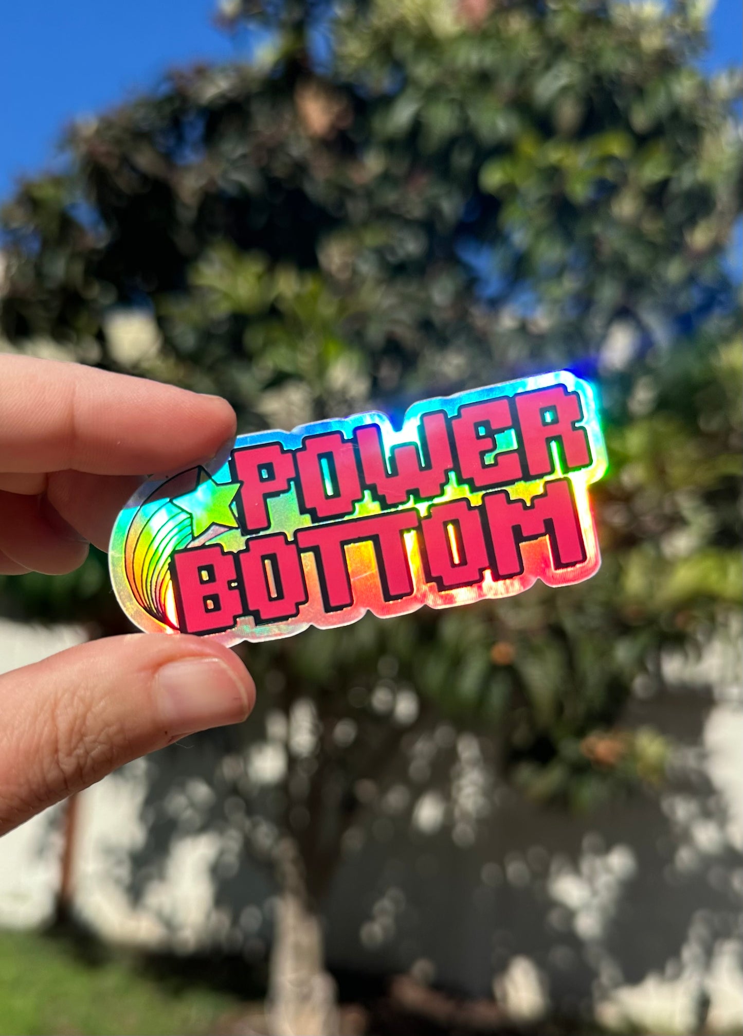Power Bottom Sticker