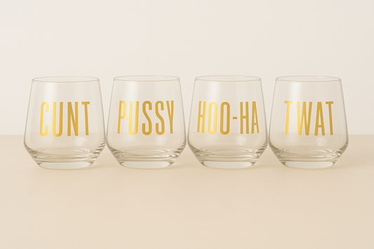 It’s her body…. Wine glass set