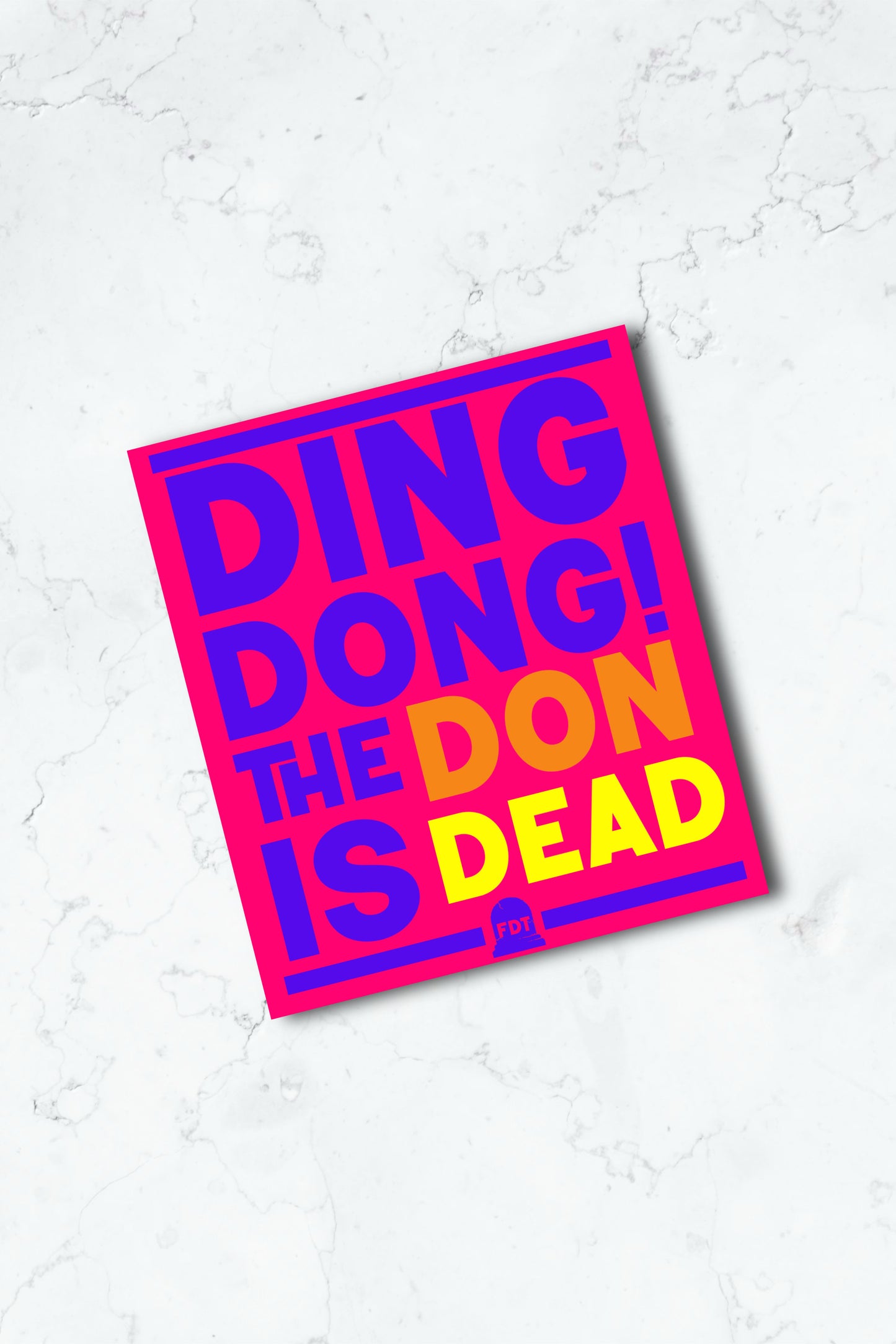 Ding Dong! The Don is Dead Wine Label