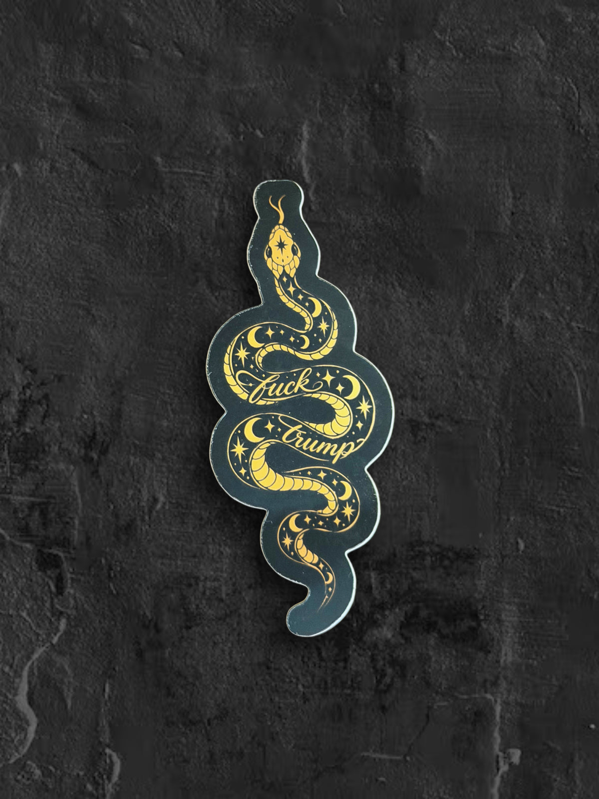 F*ck Trump Snake Sticker