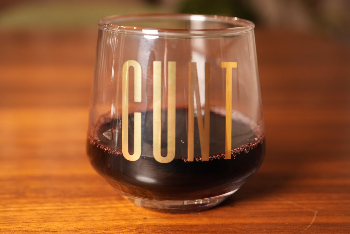 Cunt Wine/ Cocktail Glass