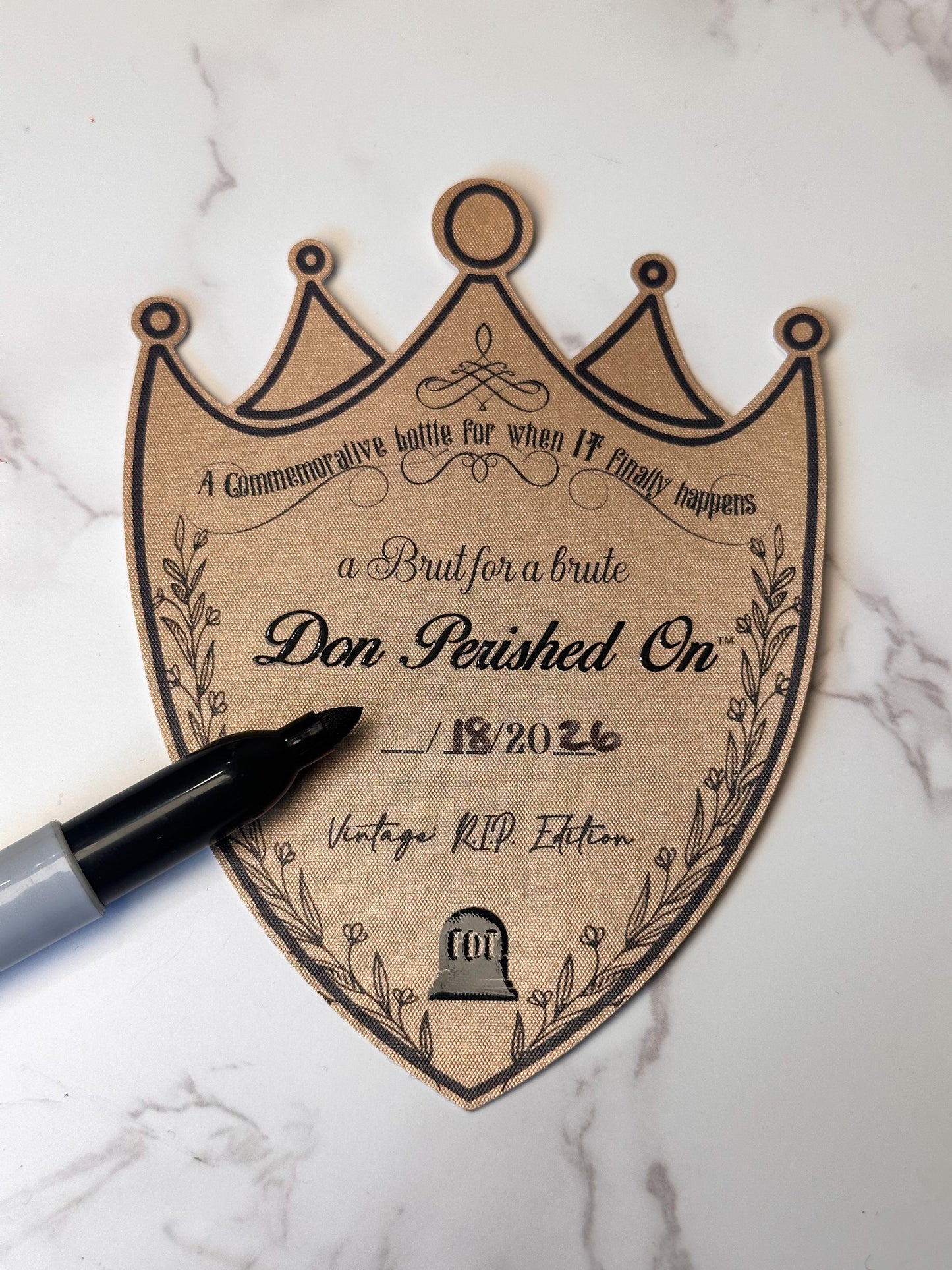 Don Perished On Novelty Label