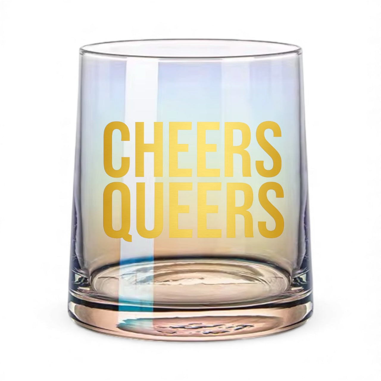 Cheers Queers Cocktail Glass