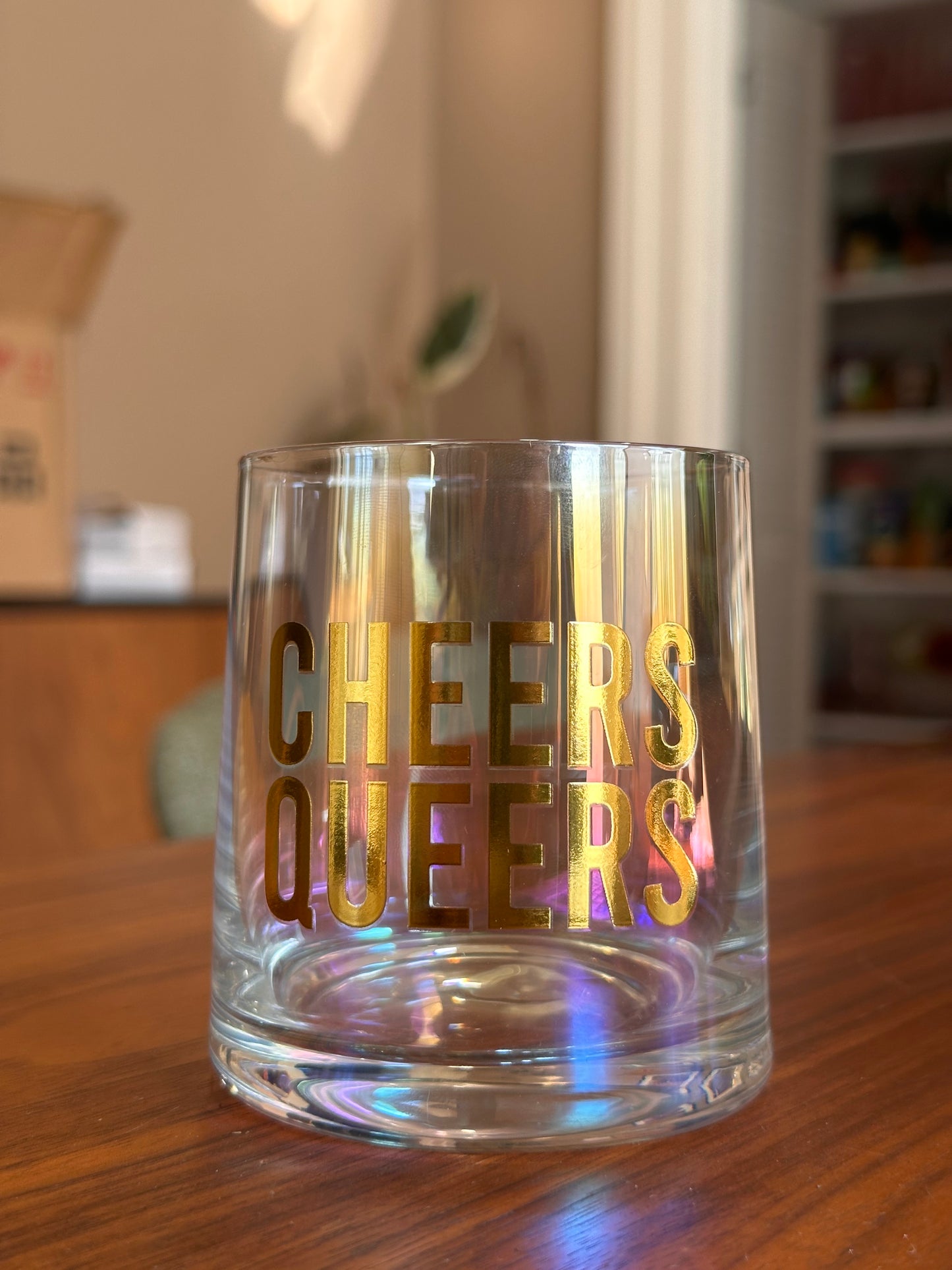 Cheers Queers Cocktail Glass