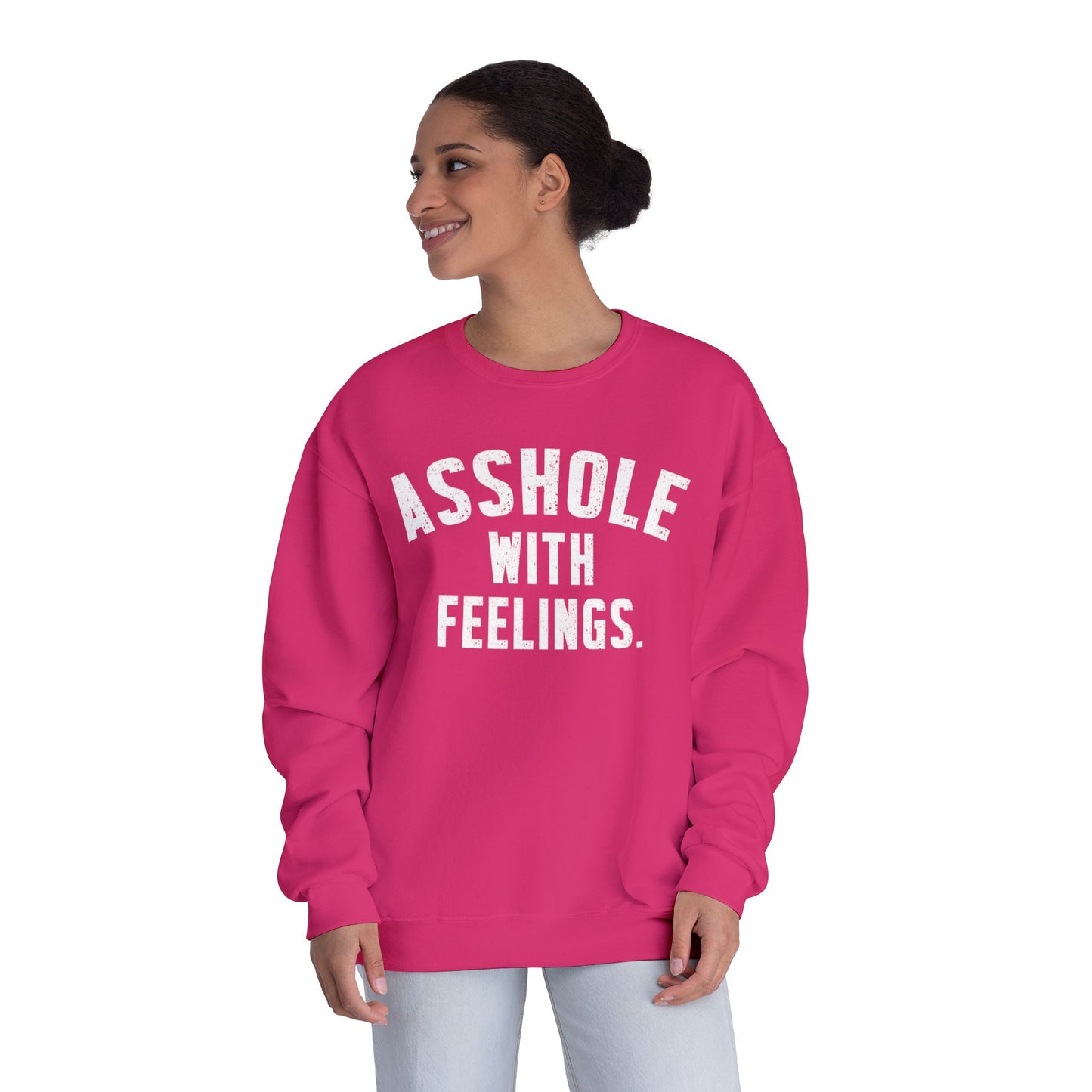 ASSHOLE WITH FEELINGS- Crewneck Sweatshirt