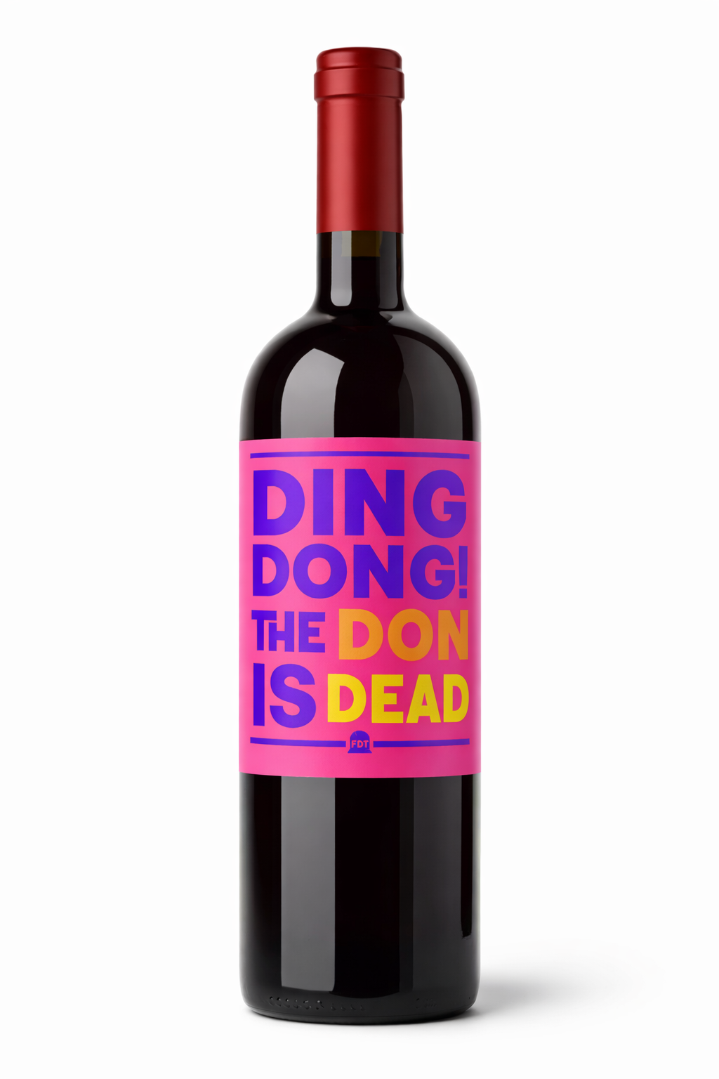 Ding Dong! The Don is Dead Wine Label
