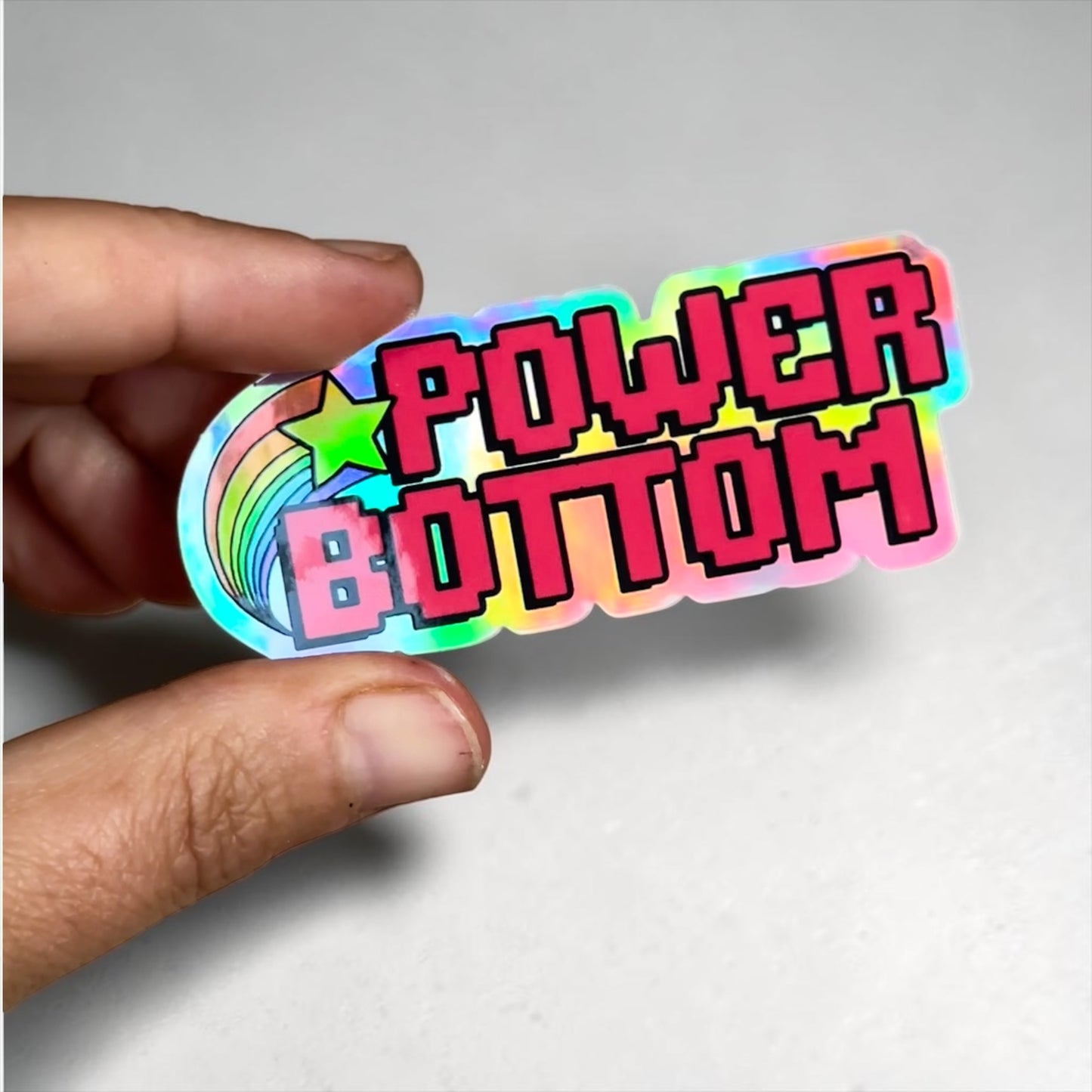 Power Bottom Sticker