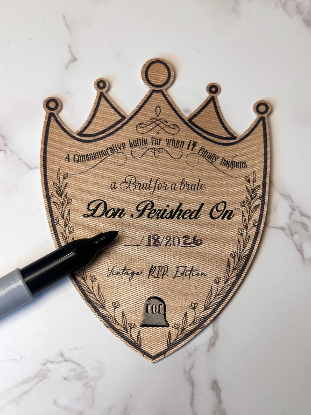 Don Perished On Novelty Label
