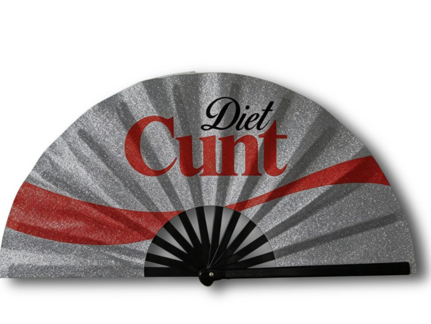 Diet Cunt Clack Glitter Fan