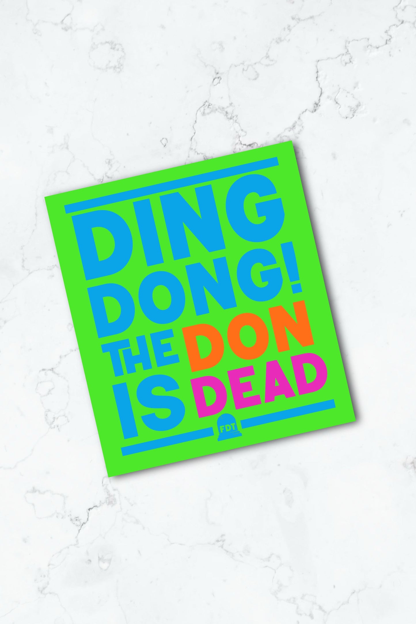 Ding Dong! The Don is Dead Wine Label