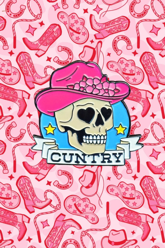 Cuntry Enamel Pin
