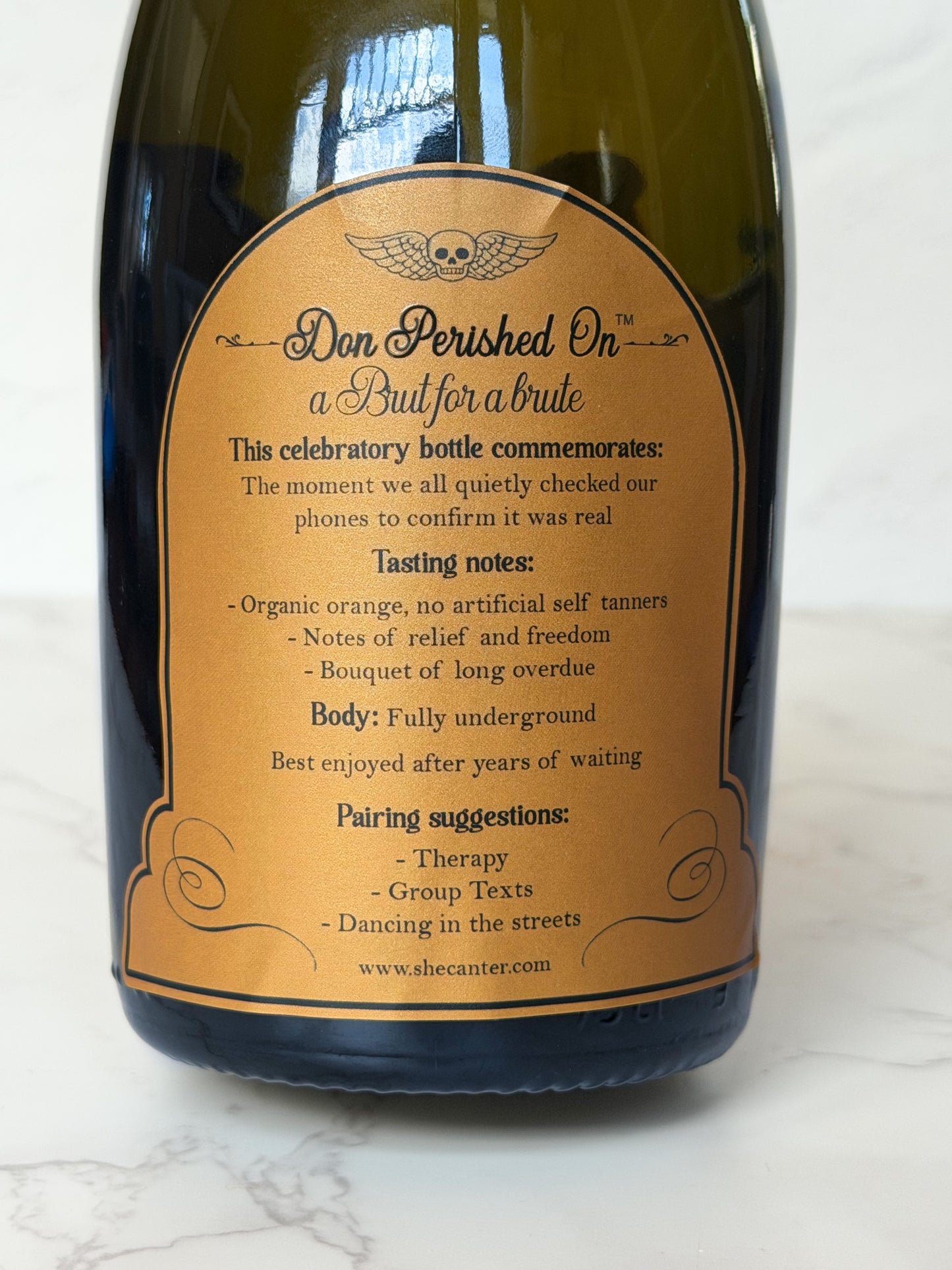 Don Perished On Novelty Label