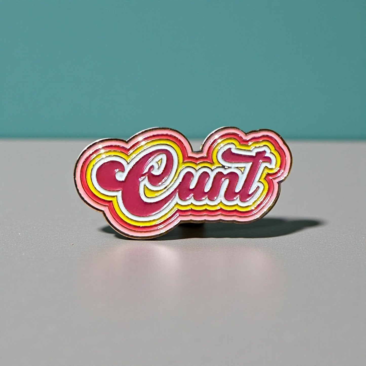 Cunt Enamel Pin