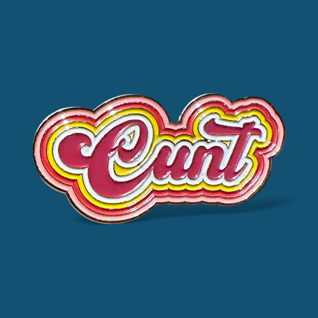 Cunt Enamel Pin