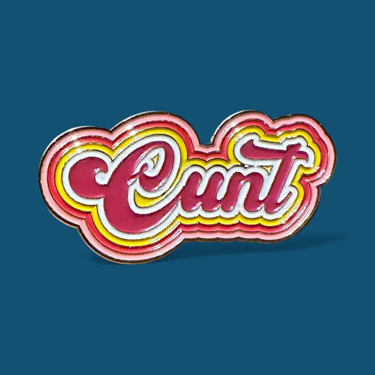 Cunt Enamel Pin