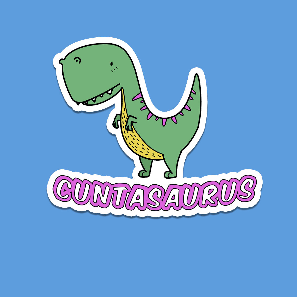 Cuntasaurus Sticker