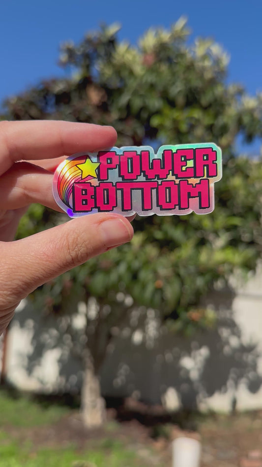 Power Bottom Sticker